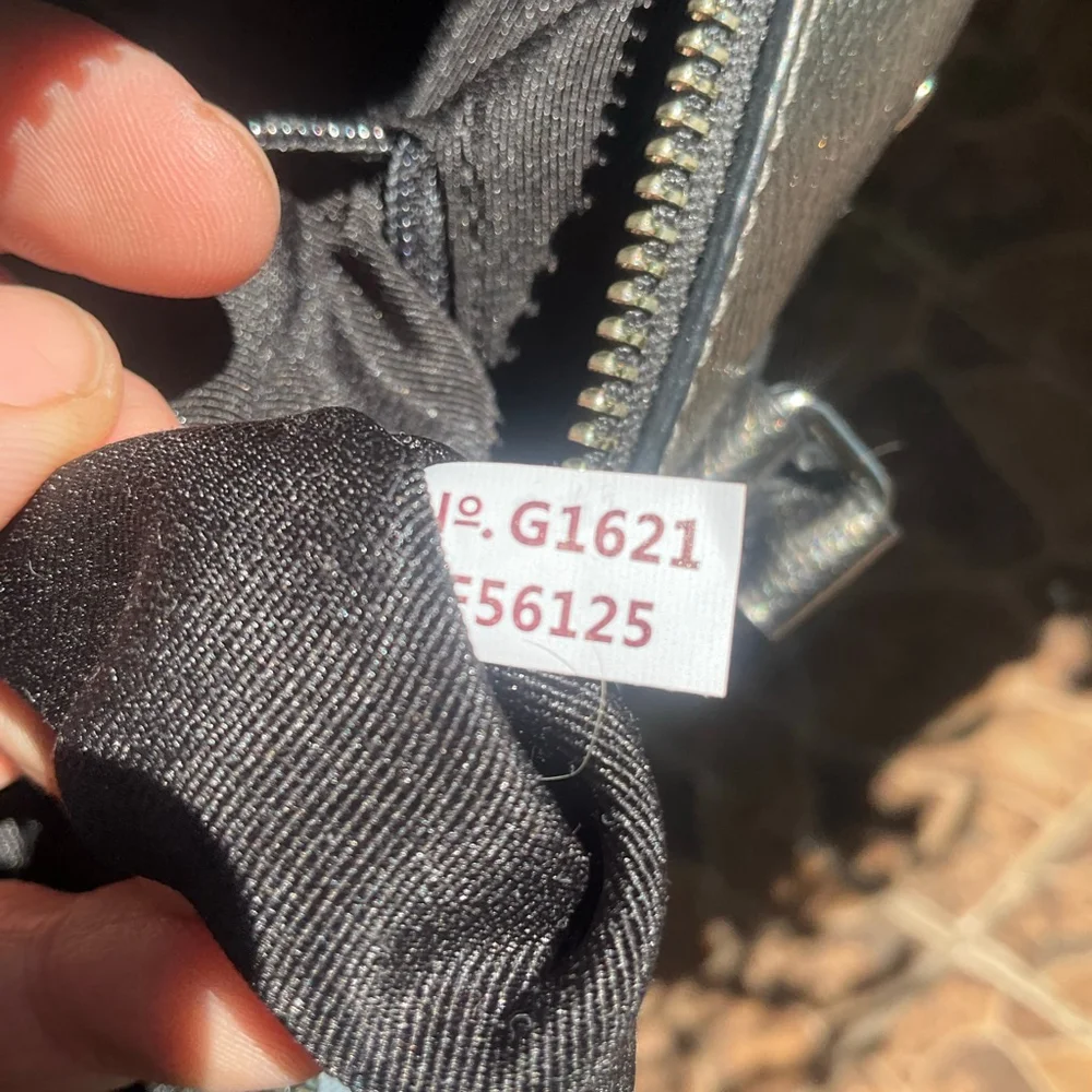 Coach Metallic Gray Boston Style Satchel Doctor Bag F56125 EUC - Picture 15 of 15